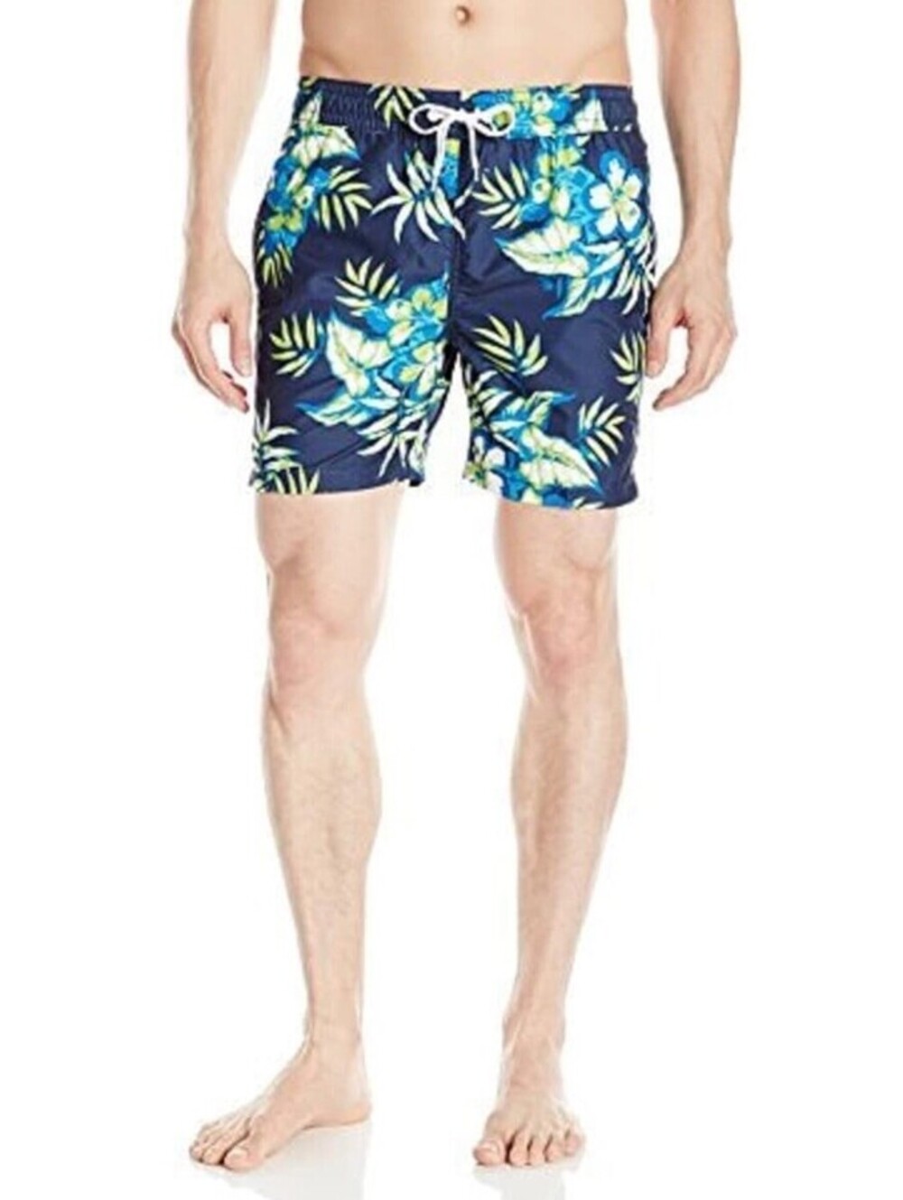 Kanu Surf Board Shorts Men’s Blue Floral Hawaiian Swim Mesh Drawstring Size 4XL